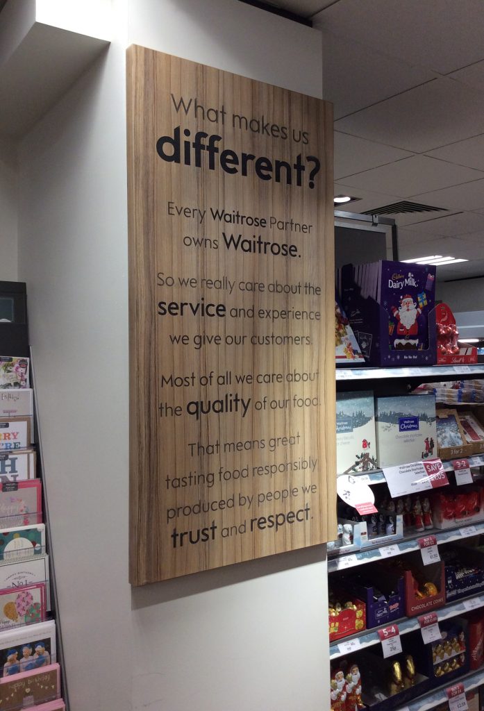 The Waitrose Value Message