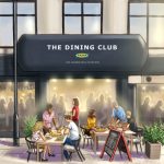 Design for the storefront of the dining club