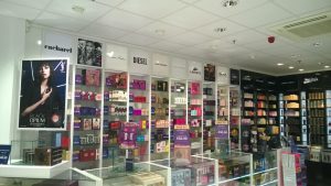 Fragrance Shop Left Wall fixtures